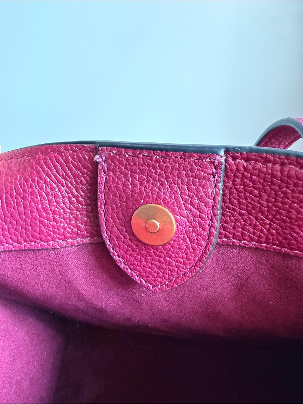 COACH field tote Colorblock 22 pink bag. - Picture 10 of 15